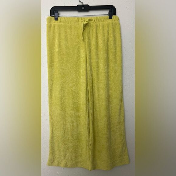 NWT Andie Swim The lbo Terry Cover-Up Pants in Honeysuckle Size S - Picture 1 of 9